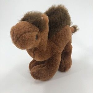 Korean Design Lovingly Yours Camel Plush Stuffed Animal Brown 11"